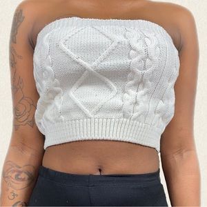 Knitted Tube Top Size S